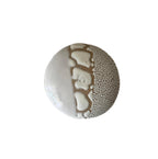 Afterglow Dish | Handmade Ceramic Decorative Dish in Glossy White Crawl | 5.25" - Bordeaux Ceramics