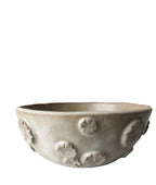 Fleur Bowl | Handmade Ceramic Bowl in Matte Ivory | 6.5"