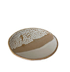 Afterglow Dish | Handmade Ceramic Decorative Dish in Glossy White Crawl | 5.25" - Bordeaux Ceramics