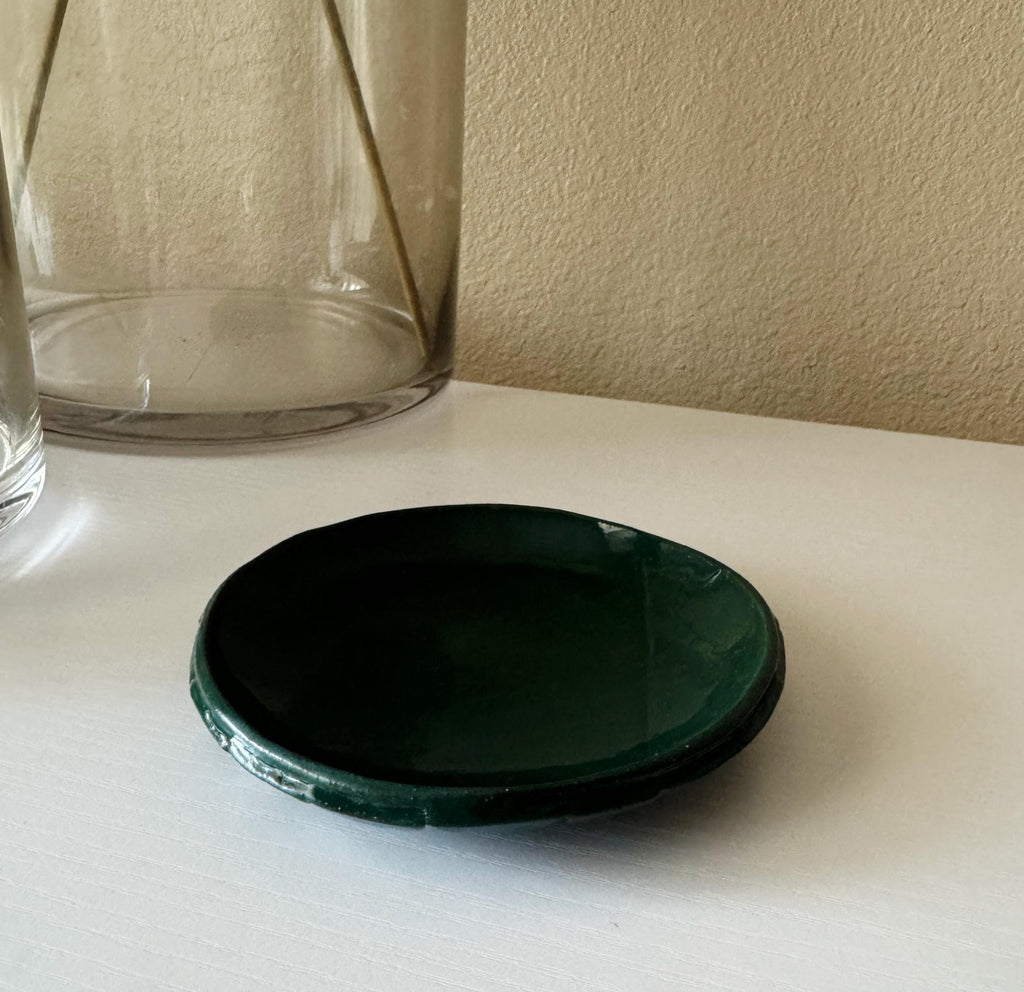 Archive Dish | Handmade Ceramic Dish in Emerald | 5.5" - Bordeaux Ceramics