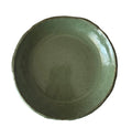Handmade Ceramic Pasta Bowl in Jade Speckle Glaze, 8"
