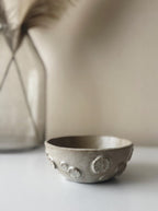 Fleur Bowl | Handmade Ceramic Bowl in Matte Ivory | 6.5"