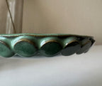 Handmade Ceramic Bubbles Dish in Jade Glaze, Decorative Accents, 5.25"