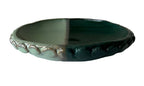 Echo Plate | Handmade Ceramic Plate in Seafoam Emerald Color Block | 5.5" - Bordeaux Ceramics