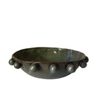 Calypso Bowl | Handmade Ceramic Bowl in Blue Brown Splatter | 6.75"