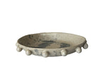 Umber Bowl | Handmade Ceramic Bowl in Ivory Black Splatter | 8"