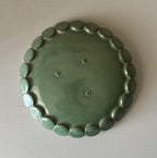 Handmade Ceramic Bubbles Dish in Jade Glaze, Decorative Accents, 5.25"