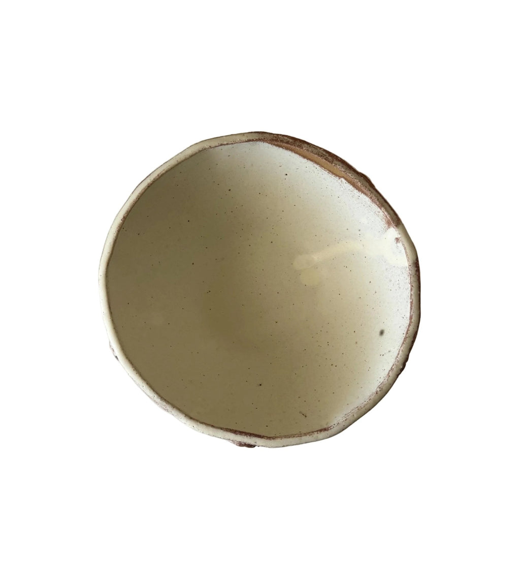 La Sirena Bowl | Handmade Ceramic Bowl in Ochre Cream | 6.5" - Bordeaux Ceramics