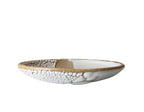 Afterglow Dish | Handmade Ceramic Decorative Dish in Glossy White Crawl | 5.25" - Bordeaux Ceramics
