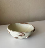 La Sirena Bowl | Handmade Ceramic Bowl in Ochre Cream | 6.5" - Bordeaux Ceramics