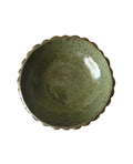 Mermaid Bowl | Handmade Ceramic Bowl in Moss Speckle | 6.25"