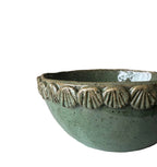 Mermaid Bowl | Handmade Ceramic Bowl in Seafoam Speckle | 6.5"
