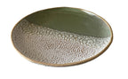 Nayarit Plate | Handmade Ceramic Decorative Plate in Seafoam Crawl | 8.25"