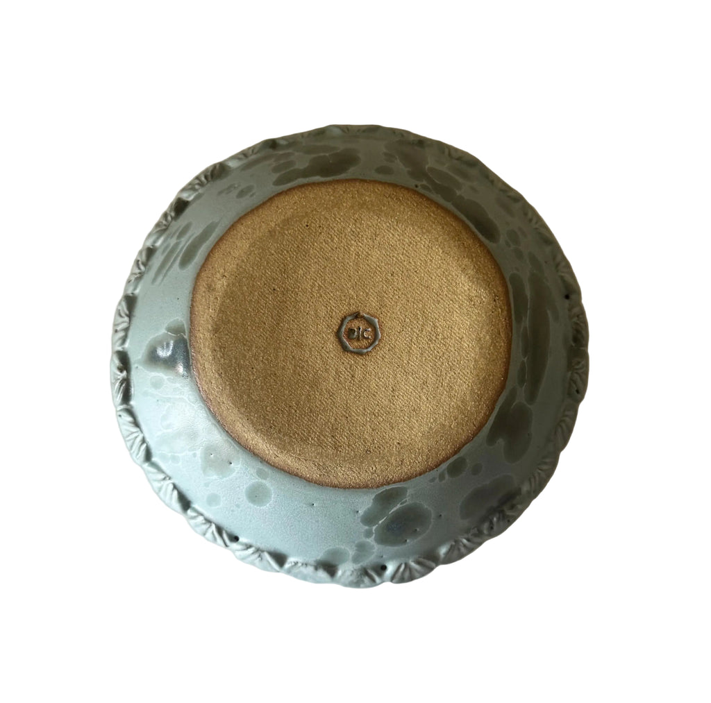 Paradiso Bowl | Handmade Ceramic Bowl in Sky Blue Splatter | 6.75"
