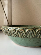 Mermaid Bowl | Handmade Ceramic Bowl in Seafoam Speckle | 6.25"