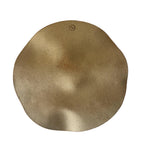 Ripple Platter | Handmade Round Platter in White/Ivory Color Block Glaze | 10"
