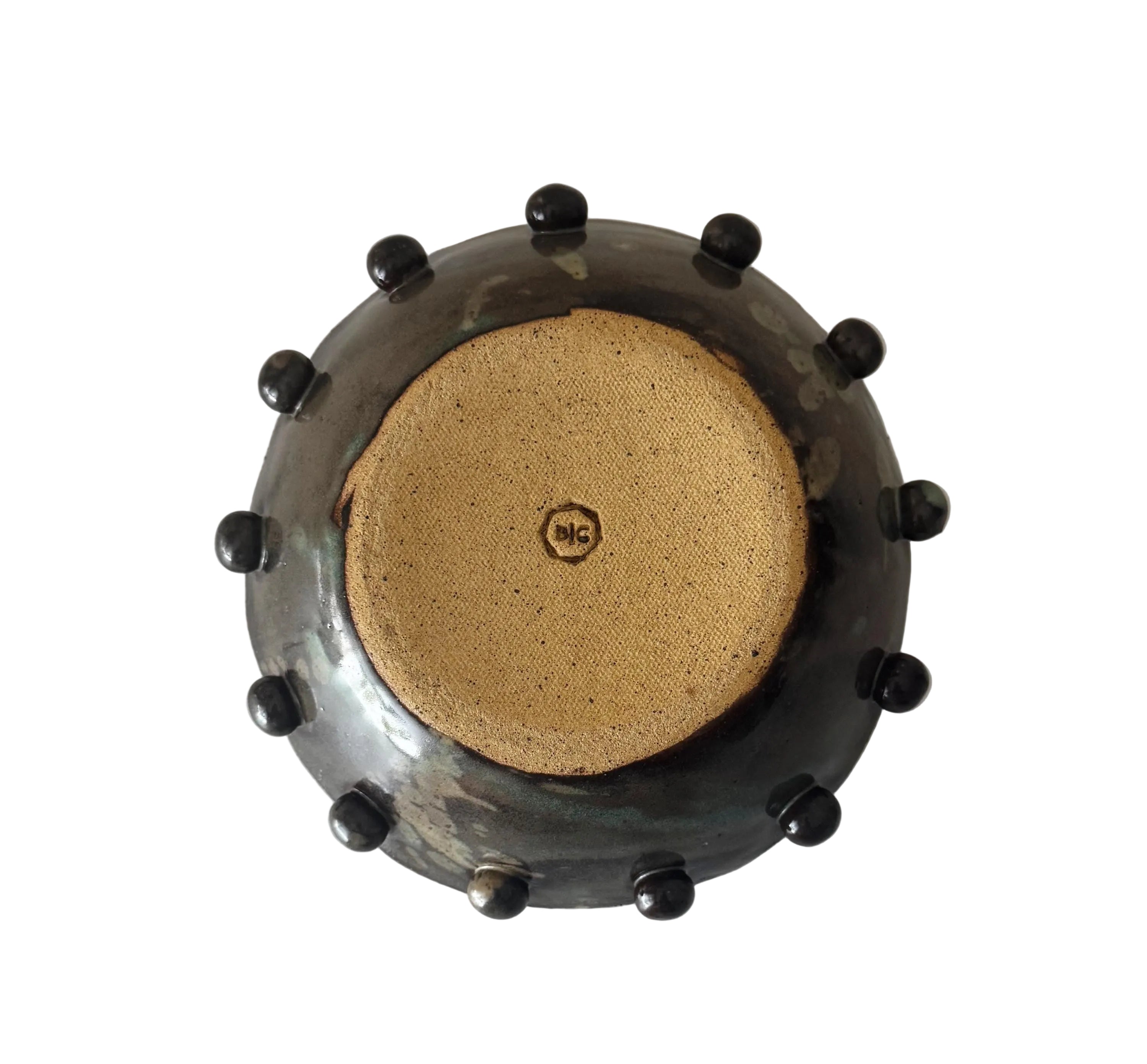 Calypso Bowl | Handmade Ceramic Bowl in Brown Splatter Glaze | 6.75"