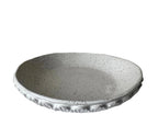 Mermaid Bowl | Handmade Ceramic Bowl in White Speckle | 7"